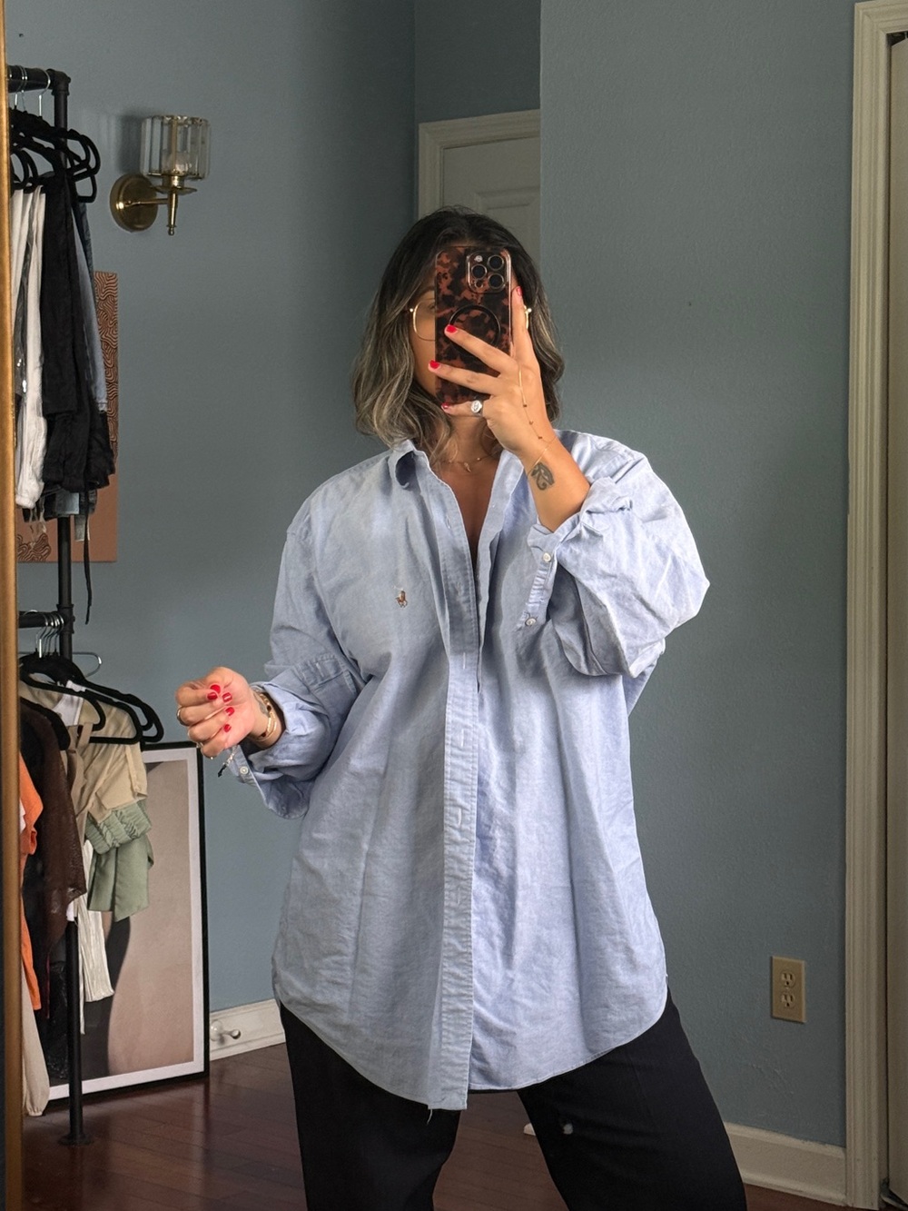 Ralph Lauren Light Blue Oxford Button-Down Shirt